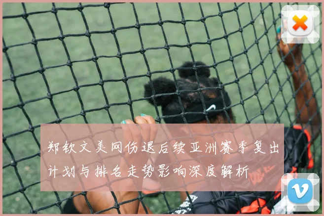郑钦文美网伤退后续亚洲赛季复出计划与排名走势影响深度解析